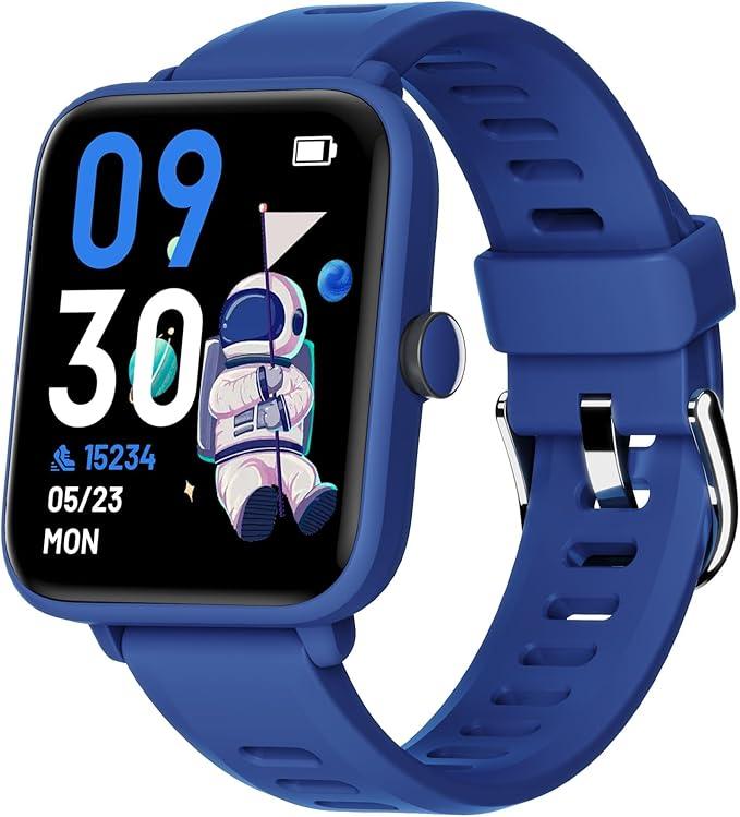 Kids Smart Watch: Fitness Tracker, Heart Rate, 5ATM Waterproof, No APP Needed - Logan's Toy Chest