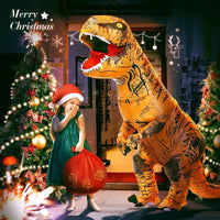 KOOY T-Rex Dinosaur Inflatable Costume | Sizes: Kids 120-145cm, Adult 150-195cm - Logan's Toy Chest