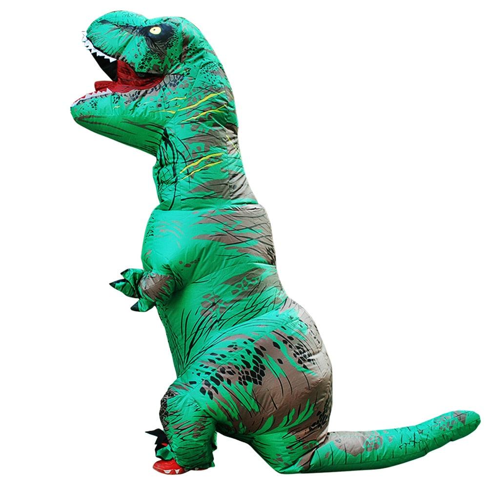 KOOY T-Rex Dinosaur Inflatable Costume | Sizes: Kids 120-145cm, Adult 150-195cm - Logan's Toy Chest
