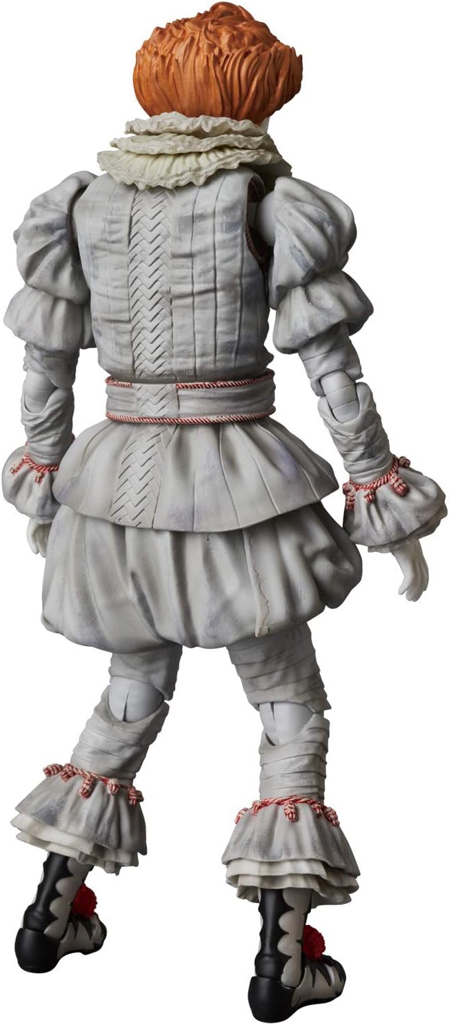 MAFEX 093 IT Pennywise Action Figure - 3 Heads, Red Balloon, 4 Sets of Hands - Logan's Toy Chest