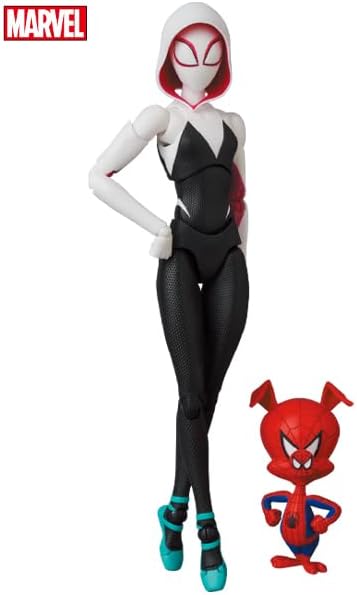 MAFEX Gwen Stacy Spider-Verse 5.5" Action Figure + Spider-Ham - Logan's Toy Chest