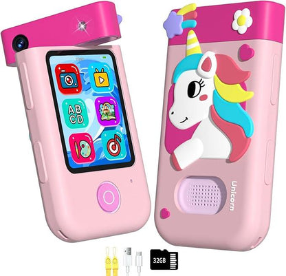 Makolle Kids Smart Phone – 2.8" Touchscreen Learning Toy with Dual Camera - Logan's Toy Chest