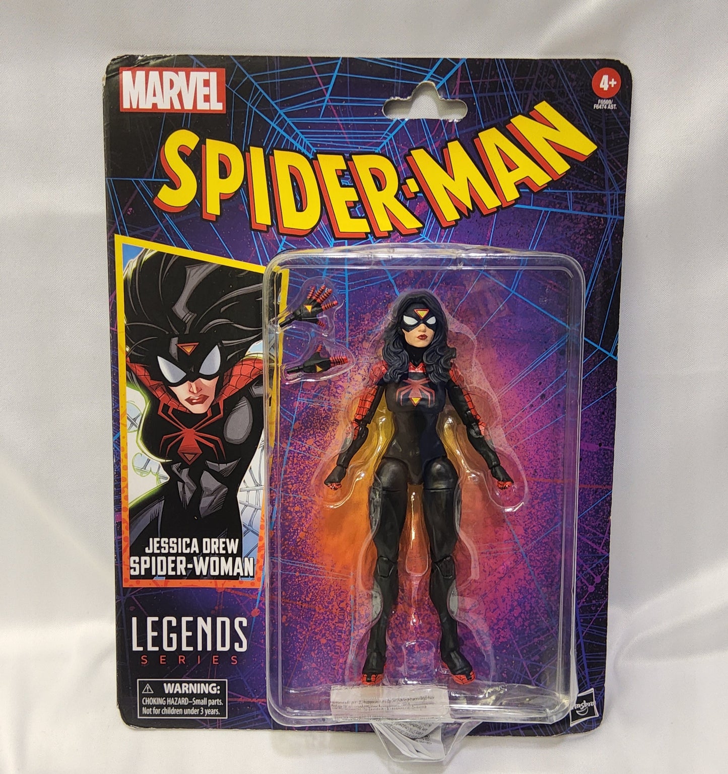 Marvel Legends Jessica Drew Spider-Woman 6" Action Figure Retro Spider-Man - Logan's Toy Chest