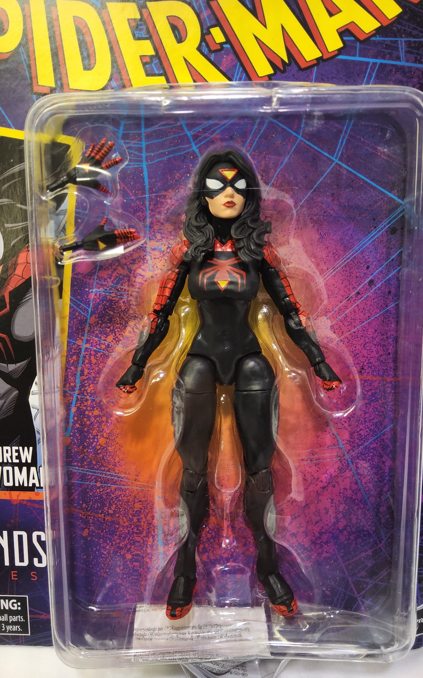 Marvel Legends Jessica Drew Spider-Woman 6" Action Figure Retro Spider-Man - Logan's Toy Chest