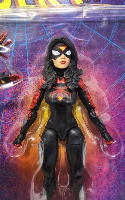 Marvel Legends Jessica Drew Spider-Woman 6" Action Figure Retro Spider-Man - Logan's Toy Chest