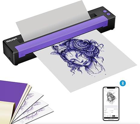 Meiyunprt Tattoo Stencil Printer Bluetooth Wireless Thermal Tattoo Printer - Logan's Toy Chest