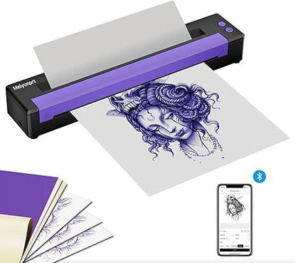 Meiyunprt Tattoo Stencil Printer Bluetooth Wireless Thermal Tattoo Printer - Logan's Toy Chest