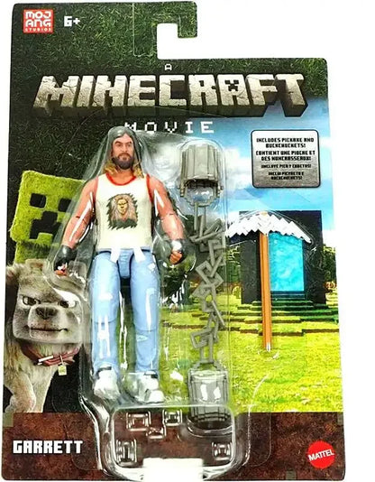 Minecraft Movie Garrett Minecart Action Figure – 4" Scale Collectible Toy - Logan's Toy Chest