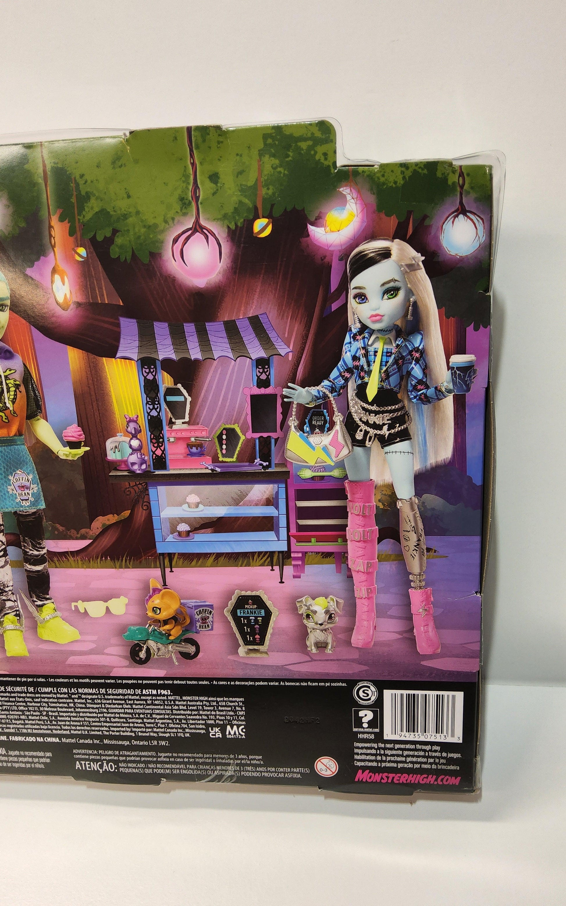 Monster High Deuce Gorgon & Frankie Stein Coffee Break G3 Reboot 2022 NEW - Logan's Toy Chest