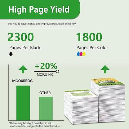 Mooxrbog 952XL High-Yield Ink Cartridge 5-Pack – Compatible OfficeJet Pro - Logan's Toy Chest