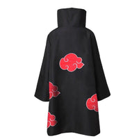 Naruto Akatsuki Red Cloud Anime Costume Cape - Halloween Cosplay Sets - Logan's Toy Chest