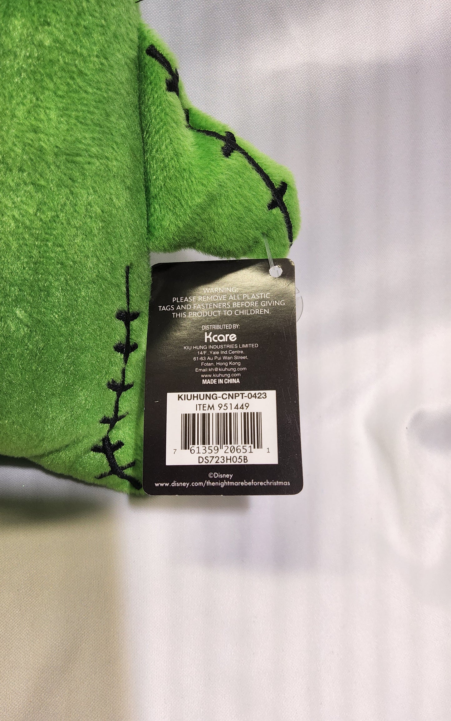 NBC Oogie Boogie Nightmare Before Christmas Plushie 10" Doll - Logan's Toy Chest