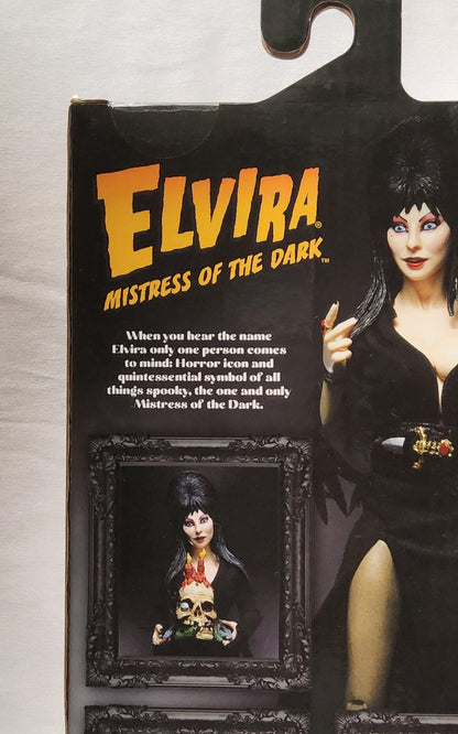 NECA Elvira 8" Clothed Action Figure - Mistress of the Dark Figure Set - Logan's Toy Chest