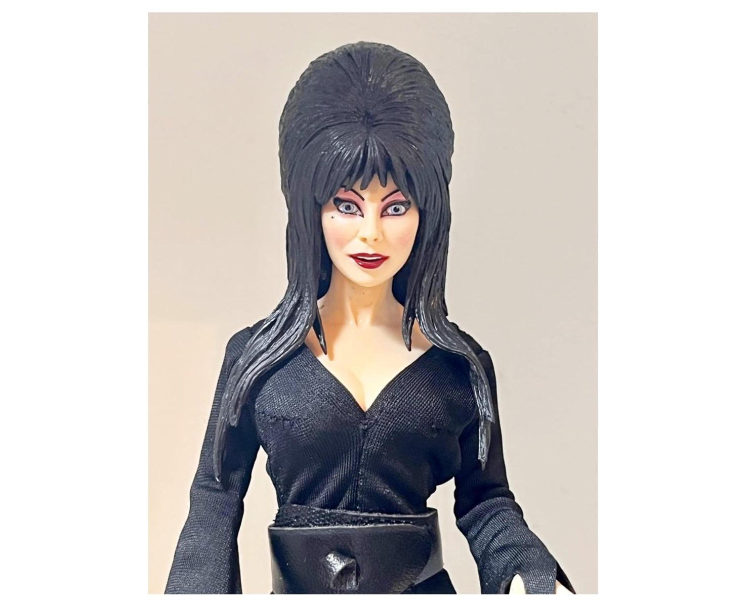 NECA Elvira 8" Clothed Action Figure - Mistress of the Dark Figure Set - Logan's Toy Chest