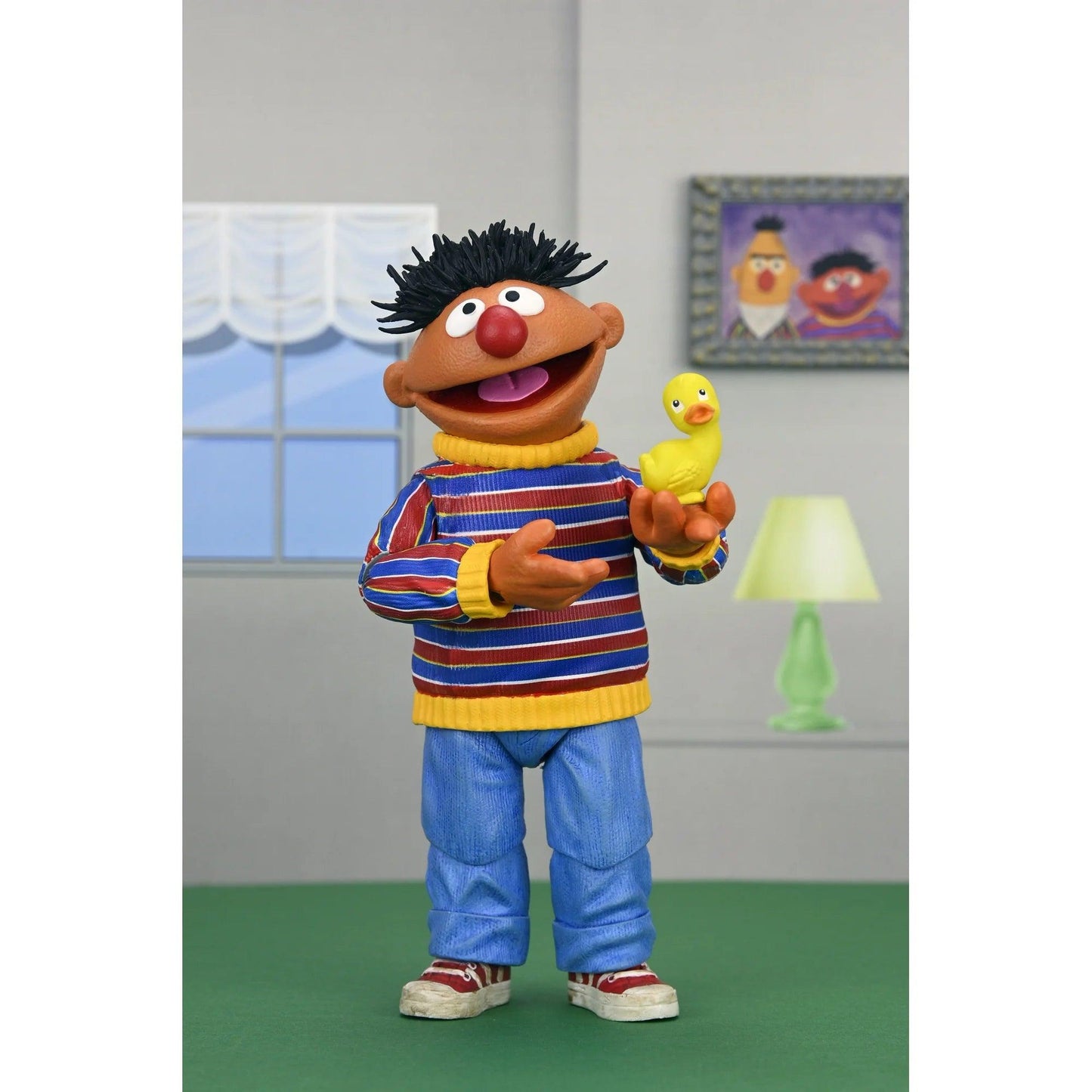 NECA Sesame Street 7" Ultimate Ernie Figure | Collectible Action Figure - Logan's Toy Chest