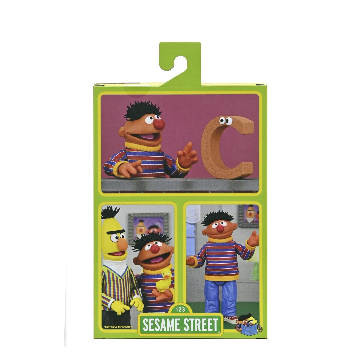 NECA Sesame Street 7" Ultimate Ernie Figure | Collectible Action Figure - Logan's Toy Chest