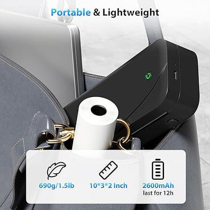 NelkoGlobal Bluetooth Portable Thermal Printer – 8.5''×11'' Inkless, 300DPI - Logan's Toy Chest