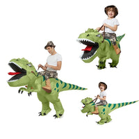 New Hot Sale Dinosaur Cosplay Costume | Inflatable Riding Green Dinosaur - Logan's Toy Chest