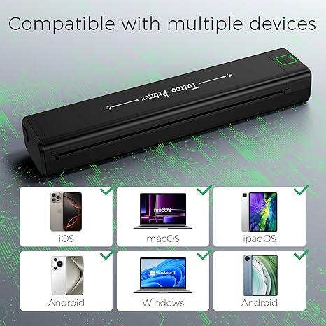 NEWYES Wireless Tattoo Stencil Printer – Portable Thermal Printer - Logan's Toy Chest