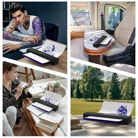NEWYES Wireless Tattoo Stencil Printer – Portable Thermal Printer - Logan's Toy Chest