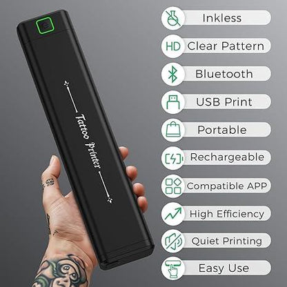 NEWYES Wireless Tattoo Stencil Printer – Portable Thermal Printer - Logan's Toy Chest