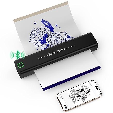 NEWYES Wireless Tattoo Stencil Printer – Portable Thermal Printer - Logan's Toy Chest