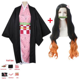 Nezuko Cosplay Costume & Accessories - Demon Slayer Kimetsu No Yaiba - Logan's Toy Chest