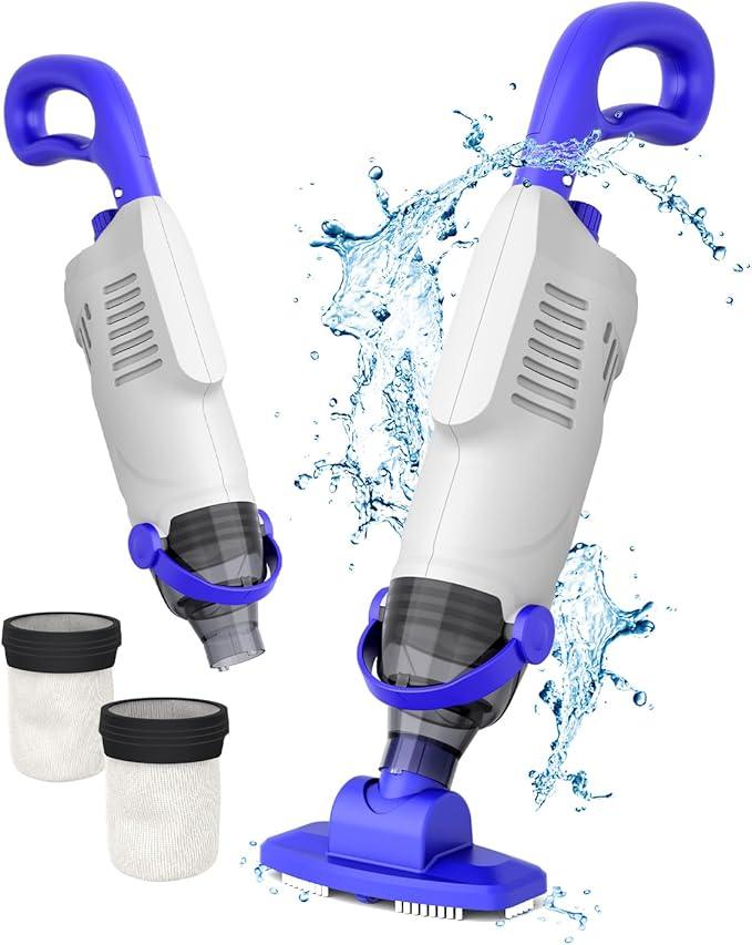 Nichro Cordless Handheld Pool Vacuum – 60W Suction, IPX8 Waterproof - Logan's Toy Chest