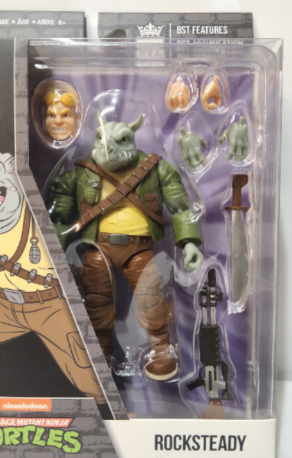 Nickelodeon Teenage Mutant Ninja Turtles: Rocksteady 5" Action Figure BST AXN - Logan's Toy Chest