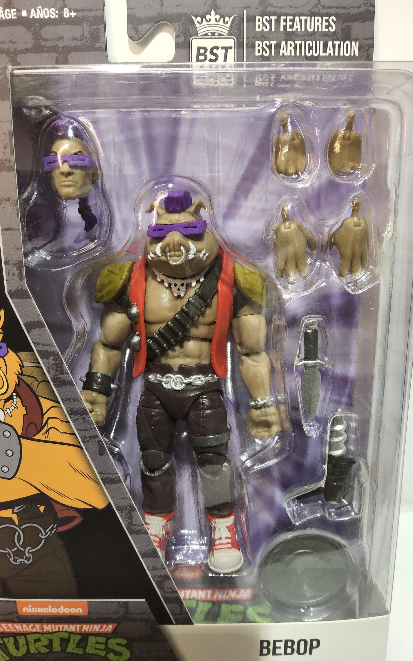 Teenage Mutant Ninja Turtles Street Style Bebop Nickelodeon BST AXN - Logan's Toy Chest