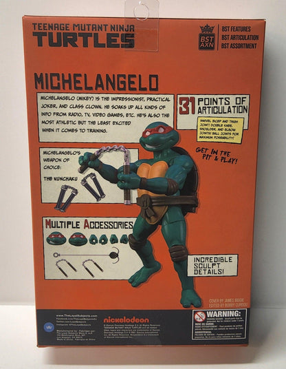 Teenage Mutant Ninja Turtles Michelangelo Comic Book + Action Figure BST AXN - Logan's Toy Chest