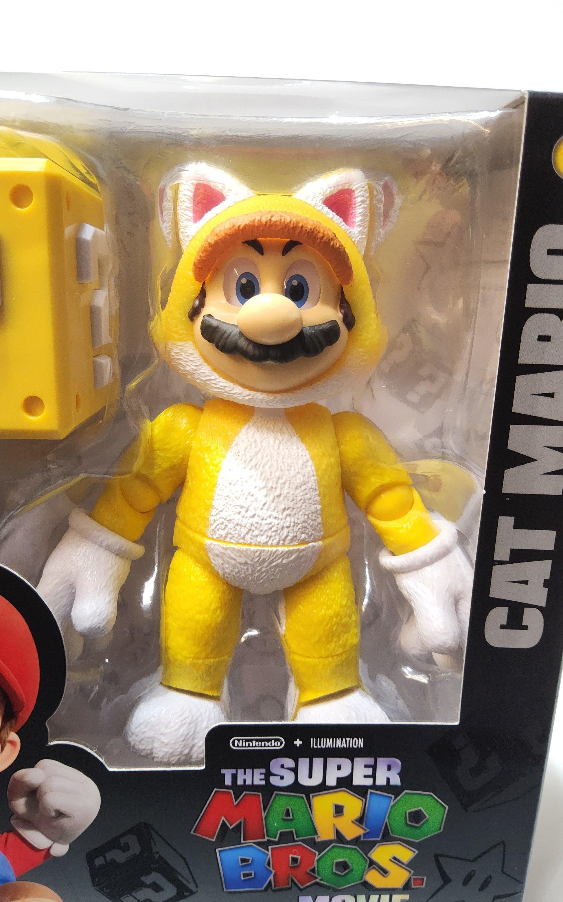 Jakks pacific Figure Super Mario Bros Feline Mario Nitendo 10 cm Golden
