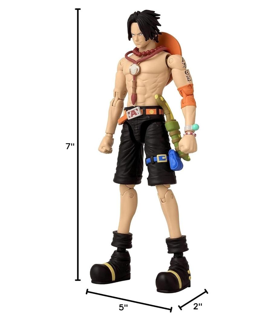 "One Piece Ace Action Figure: Bandai Anime Heroes Collection" - Logan's Toy Chest