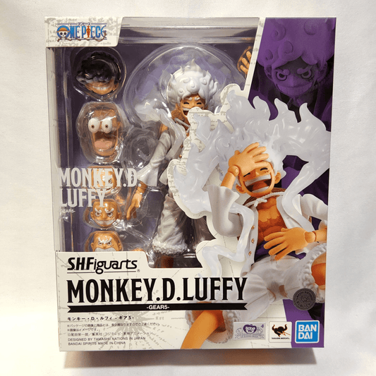 One Piece Monkey D. Luffy Gear 5 S.H.Figuarts Action Figure - Bandai Spirits - Logan's Toy Chest