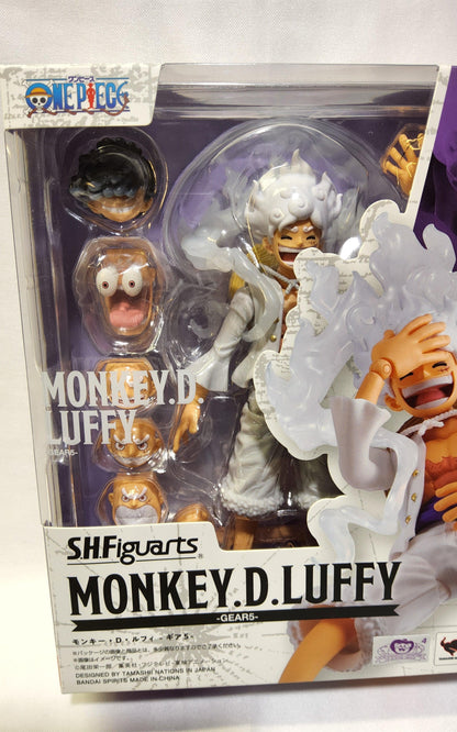 One Piece Monkey D. Luffy Gear 5 S.H.Figuarts Action Figure - Bandai Spirits - Logan's Toy Chest