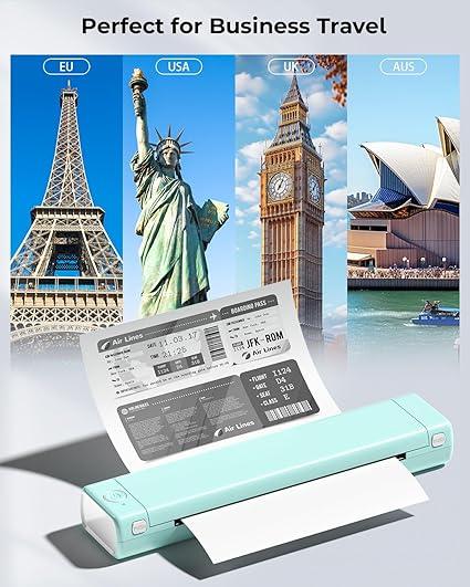 Phomemo M08F Portable Bluetooth Thermal Printer – Wireless Travel Printer - Logan's Toy Chest