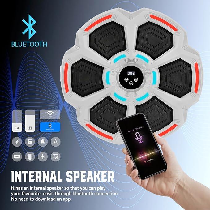 PHYLOKS Musical Boxing Machine – Wall-Mounted Boxing Trainer with Gloves - Logan's Toy Chest