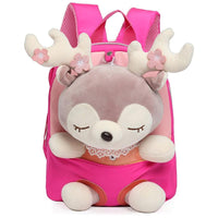 Plush School Bags for Girls Plush Animals Backpacks Kids Stuff Backpack Kindergarten Toddler Backpacks Mochila Escolar - Logan's Toy Chest