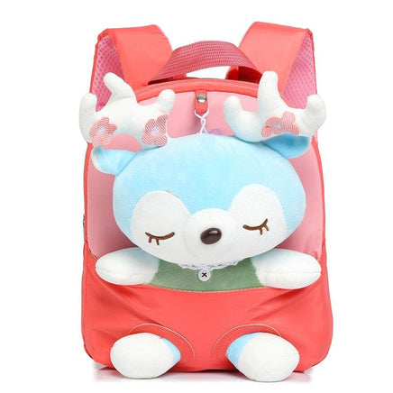 Plush School Bags for Girls Plush Animals Backpacks Kids Stuff Backpack Kindergarten Toddler Backpacks Mochila Escolar - Logan's Toy Chest