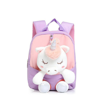 Plush School Bags for Girls Plush Animals Backpacks Kids Stuff Backpack Kindergarten Toddler Backpacks Mochila Escolar - Logan's Toy Chest