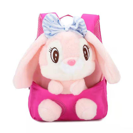 Plush School Bags for Girls Plush Animals Backpacks Kids Stuff Backpack Kindergarten Toddler Backpacks Mochila Escolar - Logan's Toy Chest