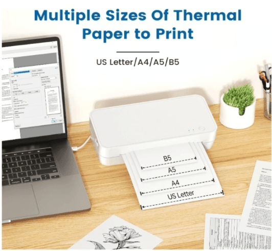 Ponek WiFi Thermal Printer - S821 for Home & Office Use - Logan's Toy Chest