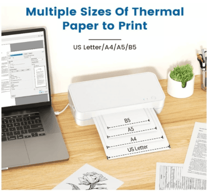 Ponek WiFi Thermal Printer - S821 for Home & Office Use - Logan's Toy Chest