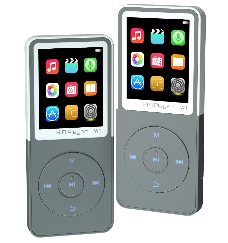 Portable MP3/MP4 Player Bluetooth, Hi-Res Sound, 16GB, FM Radio, Video - Logan's Toy Chest