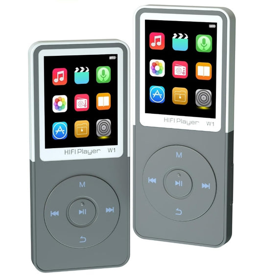 Portable MP3/MP4 Player Bluetooth, Hi-Res Sound, 16GB, FM Radio, Video - Logan's Toy Chest