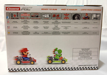 Princess Peach Super Mario Bros Mariokart Go-Kart Pipe Kart Carrera RC 5.6 MPH - Logan's Toy Chest