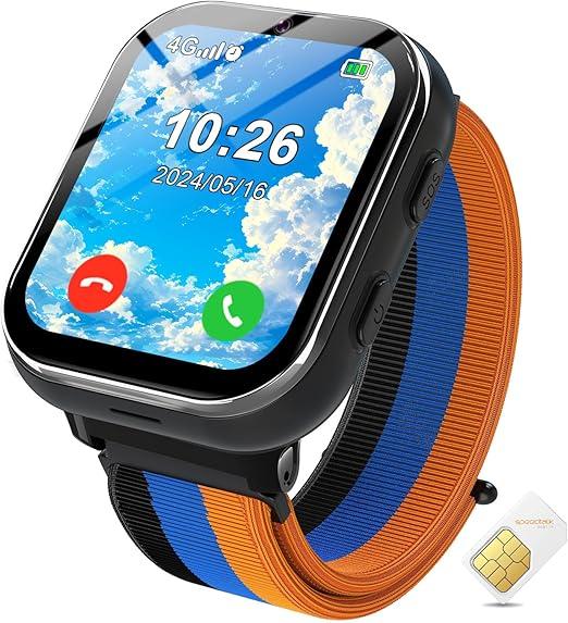 PTHTECHUS Smart Watch 4G with SOS, Camera, Music, Learning Cards & Games - Logan's Toy Chest