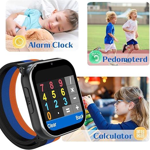 PTHTECHUS Smart Watch 4G with SOS, Camera, Music, Learning Cards & Games - Logan's Toy Chest