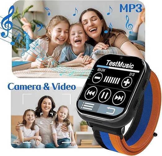 PTHTECHUS Smart Watch 4G with SOS, Camera, Music, Learning Cards & Games - Logan's Toy Chest