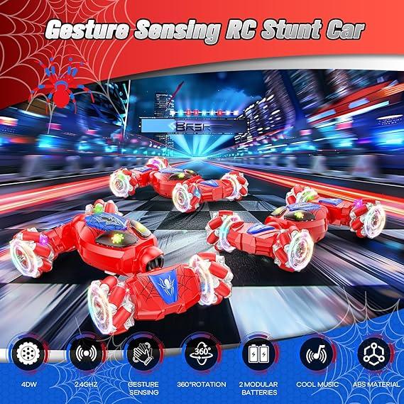 Remote Control Stunt Car with Gesture Sensing – 360° Drift, Off-Road Fun - Logan's Toy Chest